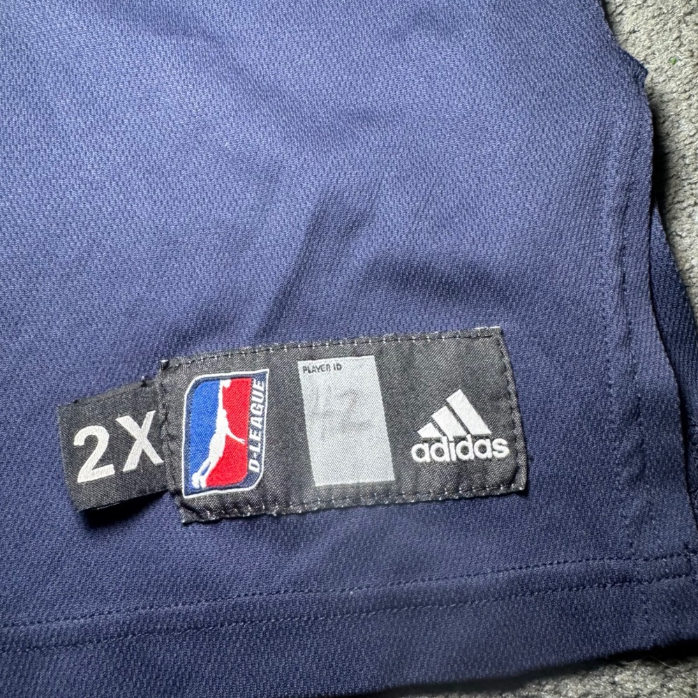Adidas Anaheim Arsenal NBA D-League Shooting Shirt Navy Blue Player Issued 2X - Picture 3 of 6